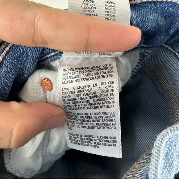 Mother Layover The Tripper Ankle Fray Button Fly Denim Jeans Size 30 - Picture 11 of 12